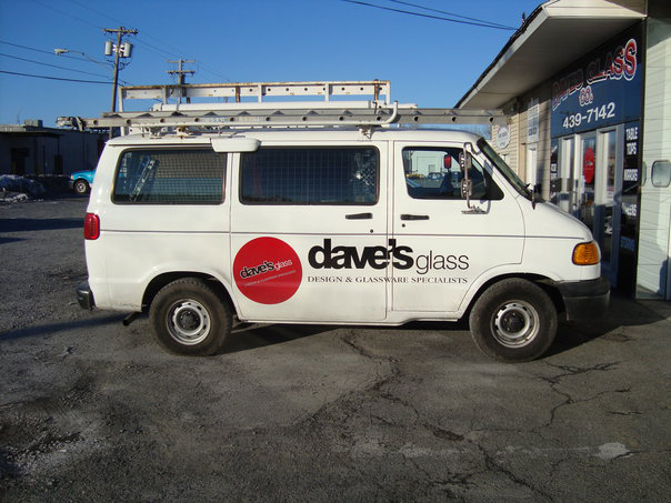 Dave's Glass Co. - Glass Repair Truck